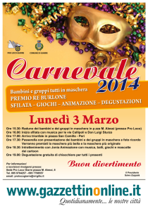 Programma Carnevale 2014.Sfilata 3 Marzo (2)